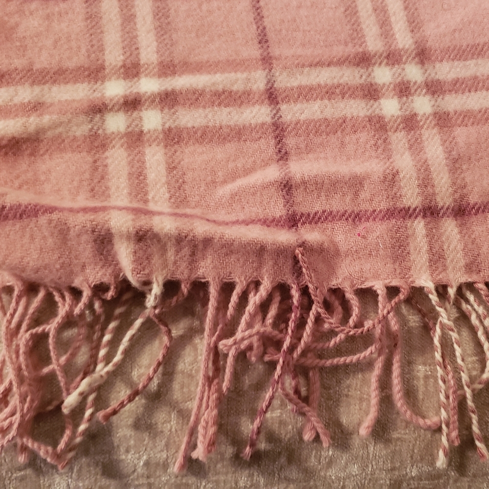 Kids Pink Burberry Scarf